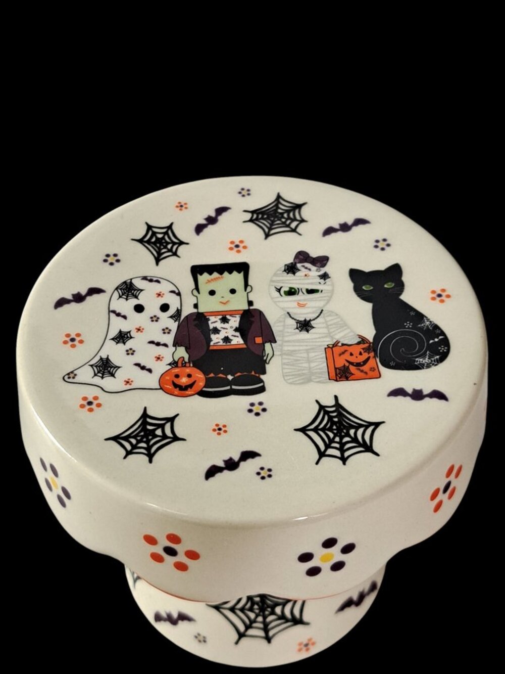 Temp-tations By Tara Halloween Boofetti Cupcake Candle Stand Hand Painted - Picture 9 of 14